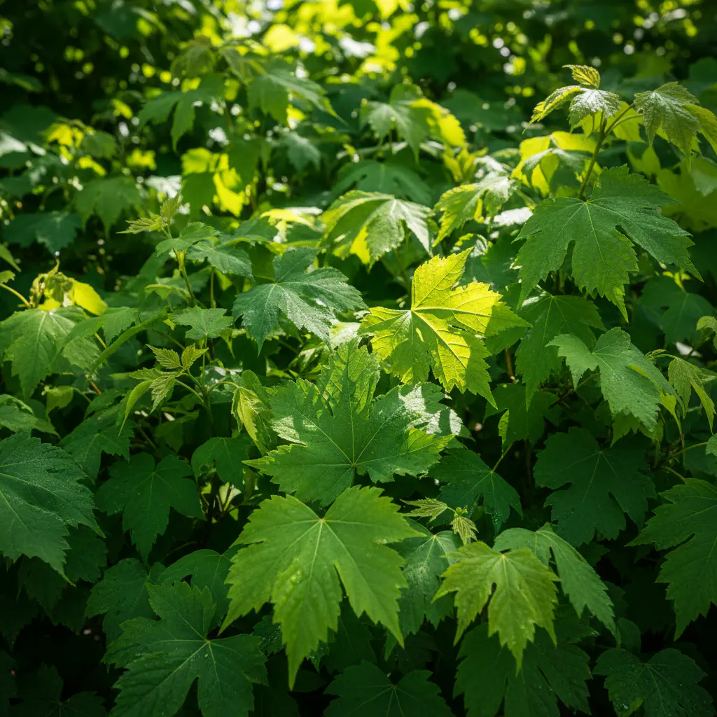 Green foliage texture